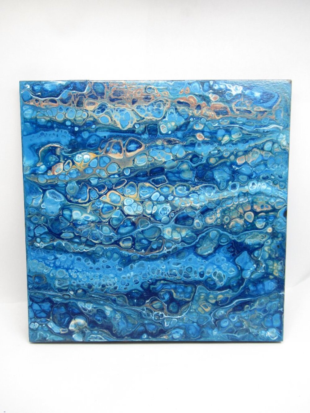Blue Flow art panel - Picture 2 of 10